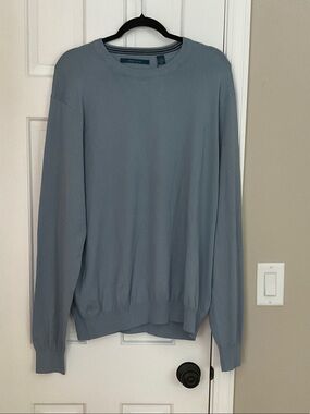 Perry Ellis Slate Blue Crewneck Sweater